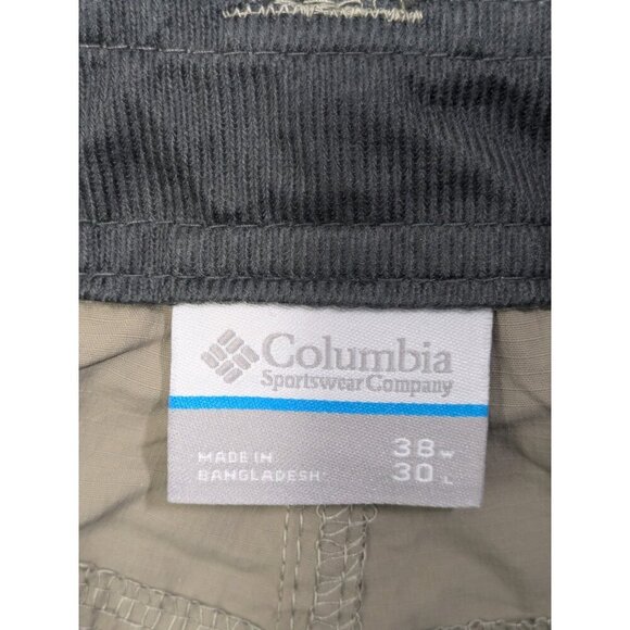 Columbia Silver Ridge Convertible Pants 38x30 (Meas 36x26.5) Omni Shade Beige - Picture 3 of 14